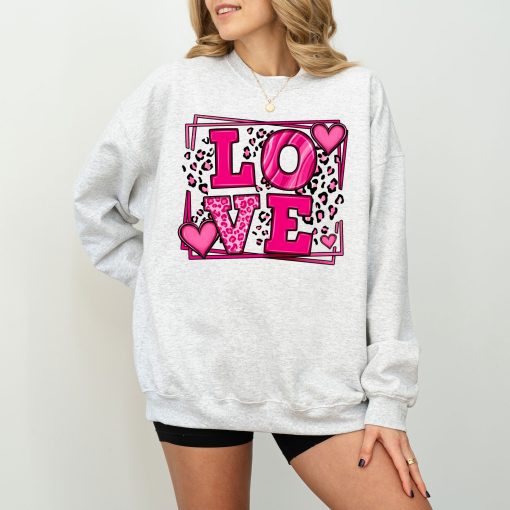 Love Sweatshirt, Heart Hoodie, Valentines Day Sweatshirt (1)