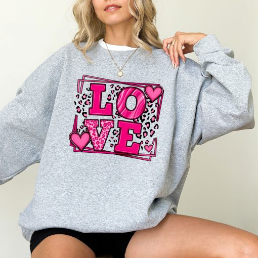 Love Sweatshirt, Heart Hoodie, Valentines Day Sweatshirt (6)