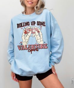 Rolling Up Some Valentine Spirit Pullover - Perfect for Valentine's Day