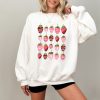 Strawberry Valentines Sweatshirt, Love Valentines Sweatshir (3)