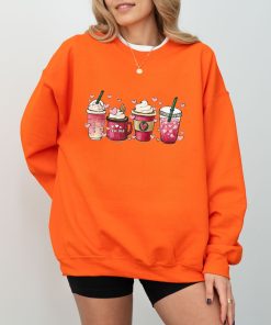 Womens Valentines Day Sweatshirt, Valentine Coffee Sweatshirt, Wo (3)